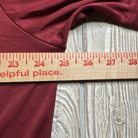 Arizona State Sun Devils Logo Performance Polo Men’s XL Maroon Captivating New - Picture 7 of 9